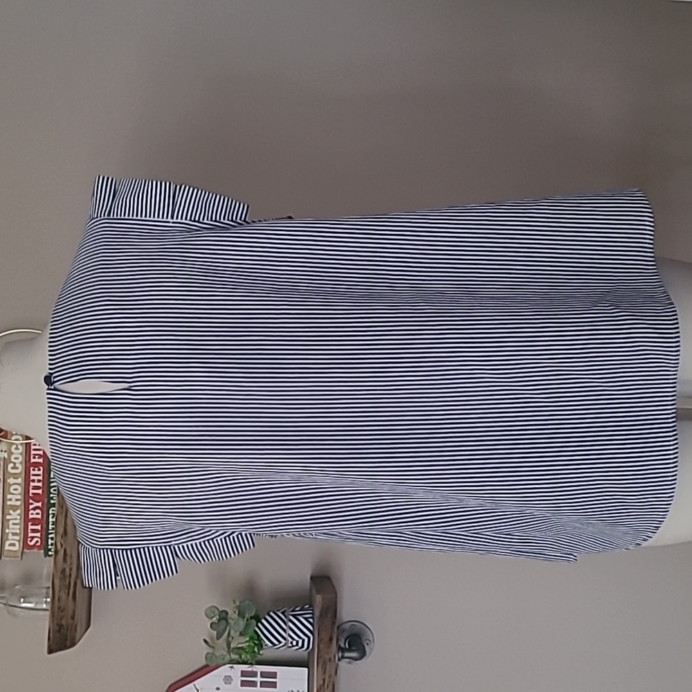 Blue and White Striped Tank - Picture 4 of 6